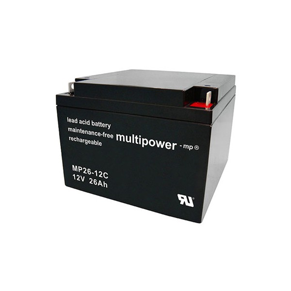 Multipower 2 x BLEI AKKU 12V 15Ah Accu für E Motorbike 16.0 24V